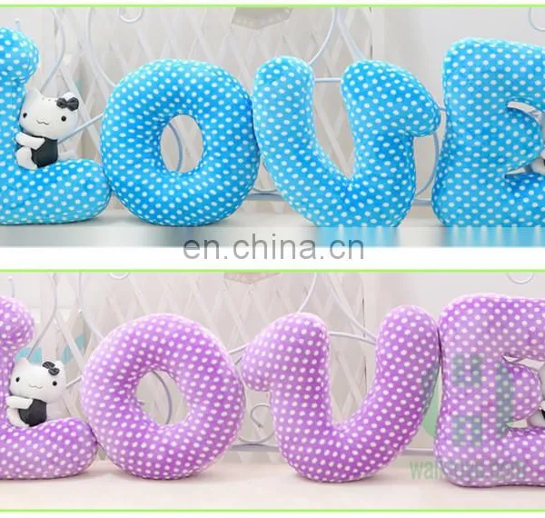 HI CE Latest Wholesale Valentine's Day Custom Letter Love Shaped Pillow for Sale photo-2