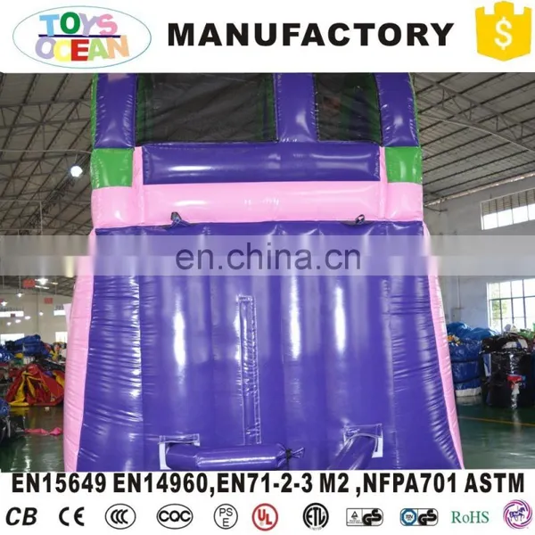 Single Lane 0.55mm PVC Tarpaulin Inflatable Dry Slide for Kids Climbing photo-4