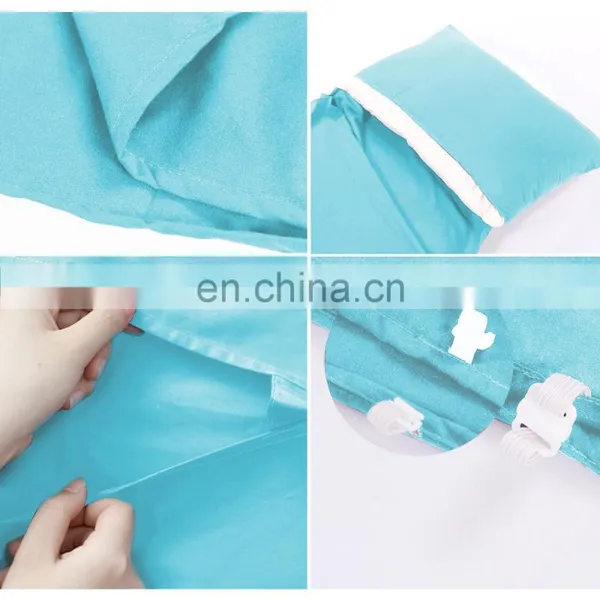 Envelope Style Portable Ultralight Cotton Single Sleeping Bag Liner With Stuff Sack for Travelling/ Camping photo-3