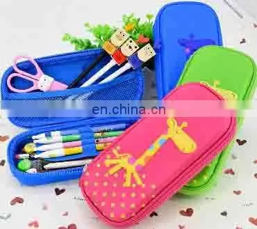 Wholesale Nylon Zipper Lcok Pencil Bags photo-3