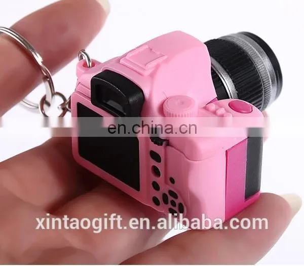 Simulation SLR Camera Modeling Key Pendant LED Luminous Sound Cartoon Bag Ornaments Key Ring Small Gifts photo-6