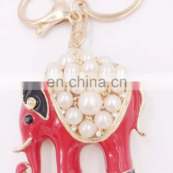 Lovely Elephant Shaped Metal Key Chain photo-3