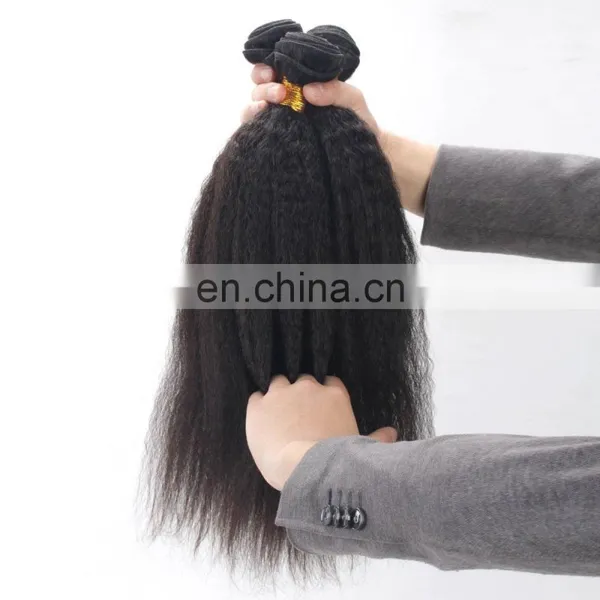 Wholesale Kinky Straight Brazilian Natural Hair Extensions Crochet Hair Extension photo-6