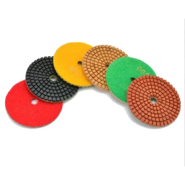 Hot Sale 4inch Diamond Wet Polishing Pad for Marble photo-2