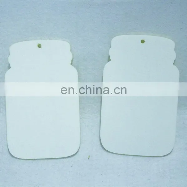 White Color Square Crown Vent Clip Custom Air Freshener Paper Car photo-5