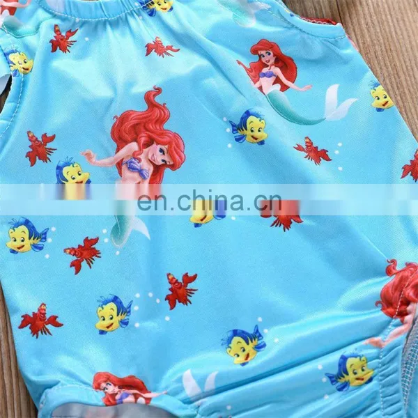 2018 Girls Swimwear Girl SwimSuit Ruffle Rompers for Kids photo-5