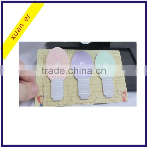 Hot Selling Cheap Custom Bulb Shaped Loose Leaf Sticky Note Made in China