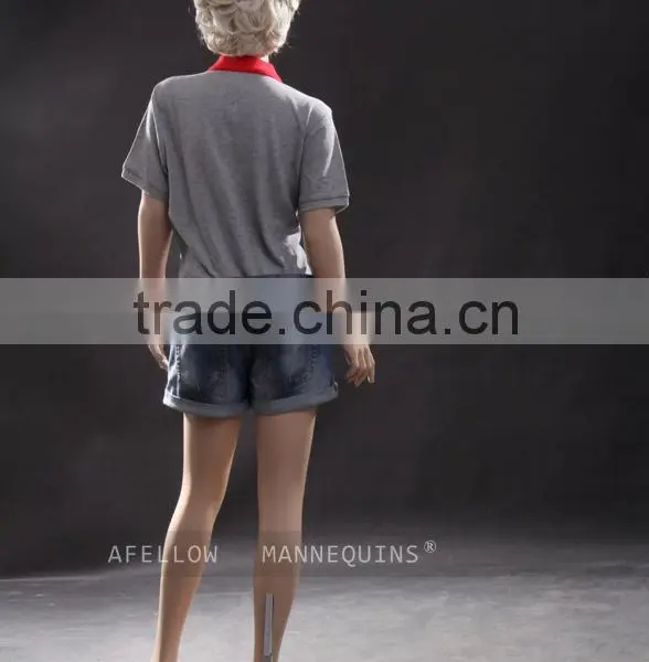 Fiberglass Children Mannequin Realist Girls Model Dummy Manikin SK03 photo-4