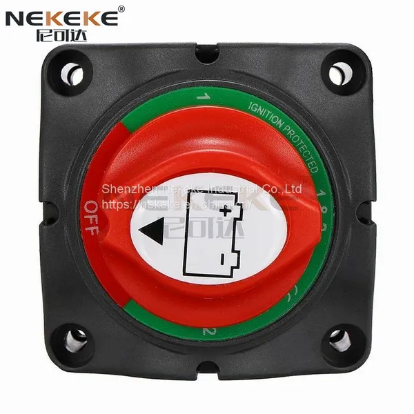 Marine Dual Battery Selector Switch Safety On Off Disconnect Switch Fishing Boat