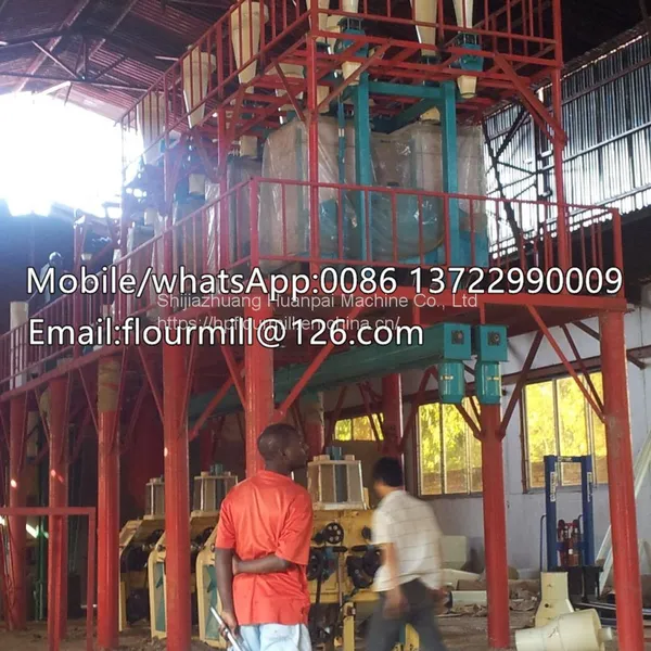 Automatic Conservation Energy 50T Maize Wheat Flour Milling Machine Corn Processing Line Grain Product Making Machine photo-2