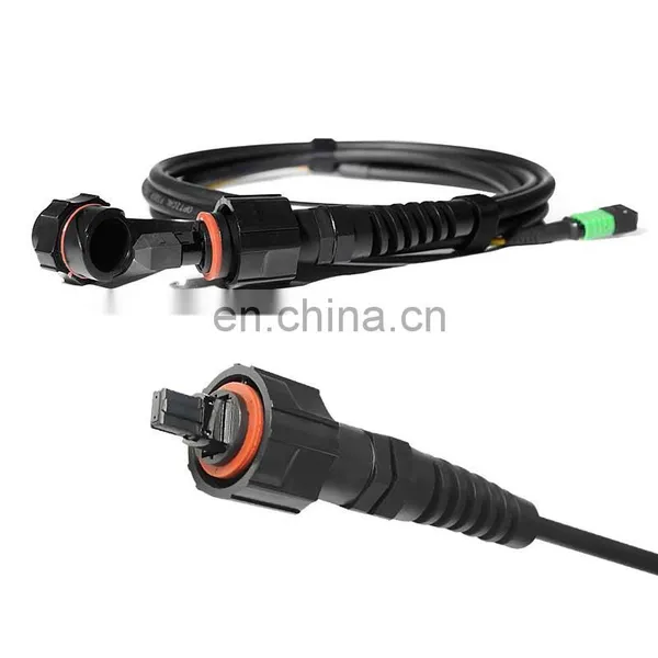12F 24F Fibers OM3 Om4 Outdoor Waterproof IP67 ODVA MPO to MPO Patch Cord photo-2