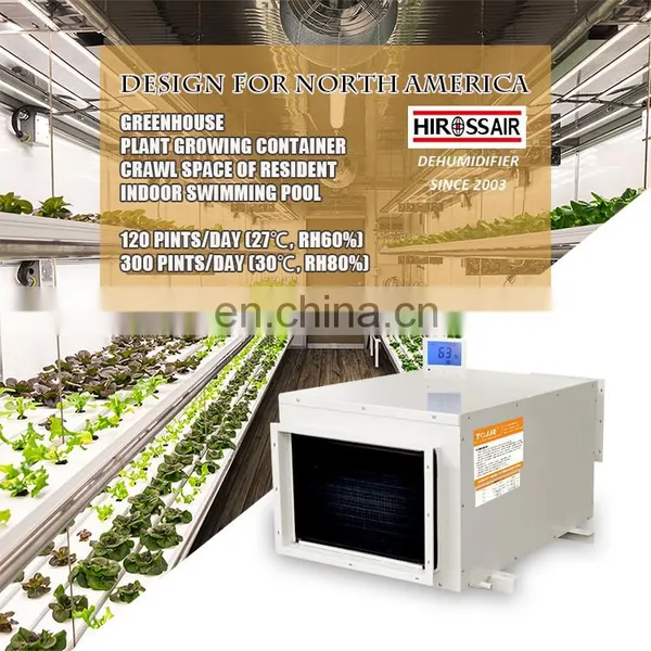 Hiross Best Sale and High Quality Ceiling Dehumidifier 488L/D Save Space Industrial Dehumidifier Air Conditioning Dehumidifier photo-4