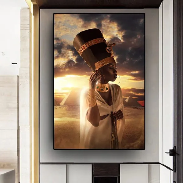 Wholesale Oil Paintings of African American Art Deco Figures photo-3