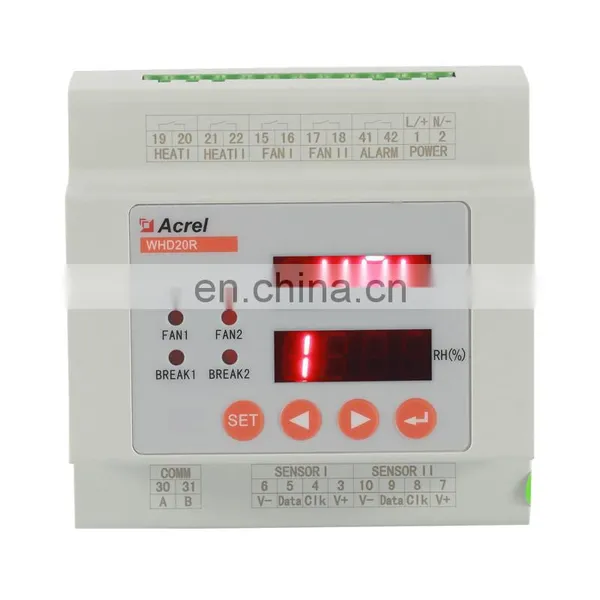 Measure Two Channel Temperature & Humidity WHD20R-22 ACREL Din Rail Mounted Temperature & Humidity Controller photo-4