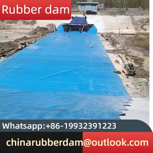 Whole Slope Inflatable Flood Control Dam Spot Mobile Irrigation Rubber Rolling Dam photo-4