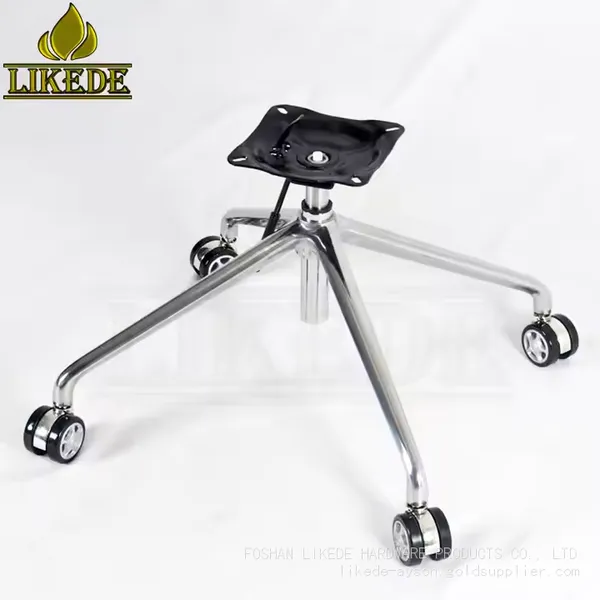 Four-Star Swivel Chair Base Newest Height Adjustable Chrome Sofa Legs Home Office Workshop Hospital Laundry Versatile Table Use photo-3