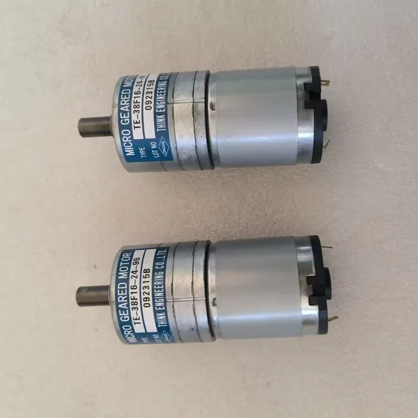 Geared Motor TE-38F16-24-96 24V, 38mm Diameter.New