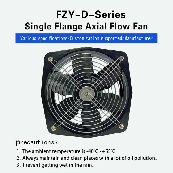 200 Circular Single-Flange AC Axial Fan 230V 400V Cabinet Heat Dissipation Welding Machine Smoke Exhaust Fan photo-3