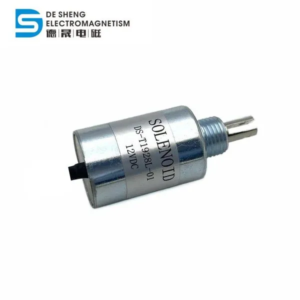 Hot Sale DS-T1928L-01 DC 12v Push Pull Type Tubular Solenoid For Embroidery Machine photo-5