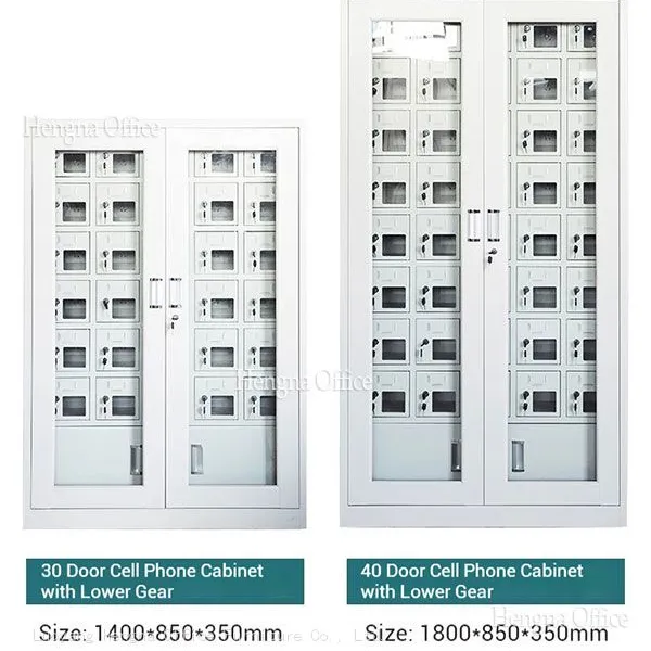 Commercial Phone Charging Station With Ventilation System - Secure Mobile Device Locker for Public Places Banks photo-5