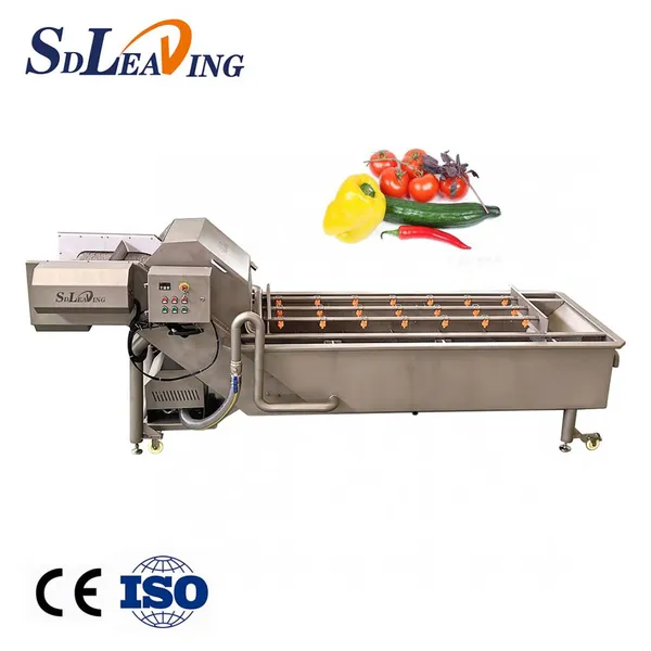 Commercial Washing Machine Fruit Vegetable Washer Bubble Cleaning Equipment photo-2