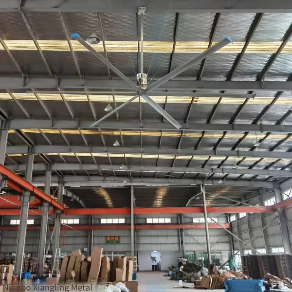 Large Industrial Ceiling Fans in Hangzhou for Factory Buildings, Super-large Diameter 7.2 Meters, Industrial Large Ceiling Fans From Bailing Manufacturer