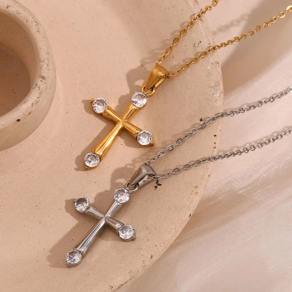 316L Stainless Steel Necklace Manufacturer Custom Pendant 18K Vacuum PVD Anti-tarnish