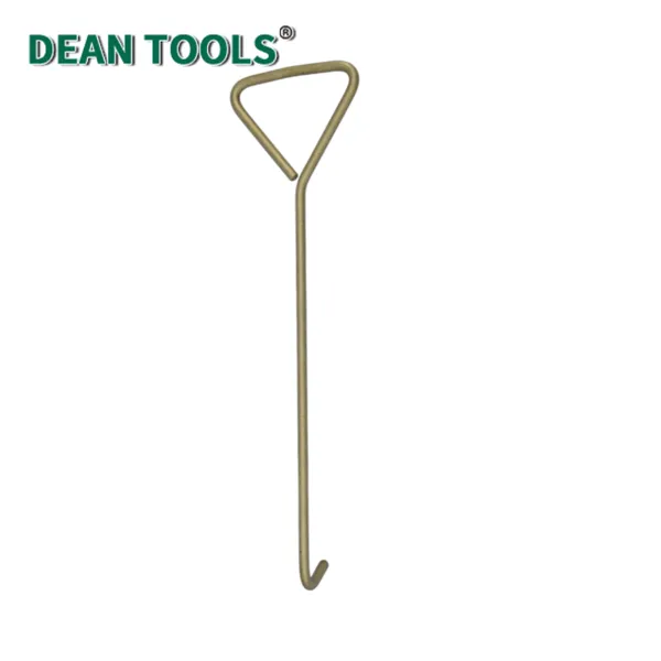 Brass Manhole Cover Hook,Heavy-Duty Hook Design,Strong Lifting Hook,Secure Grip Design