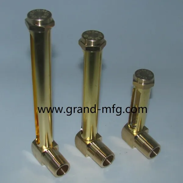 Male Thread Brass Tube Oil Level Indicator,OIL SIGHT GAUGE FOR HORIZONTAL DRUM photo-2
