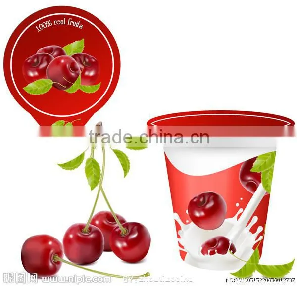 Quality Printed Aluminum Lidding Foil With PP/PS Lacquer for Yogurt Cups photo-2