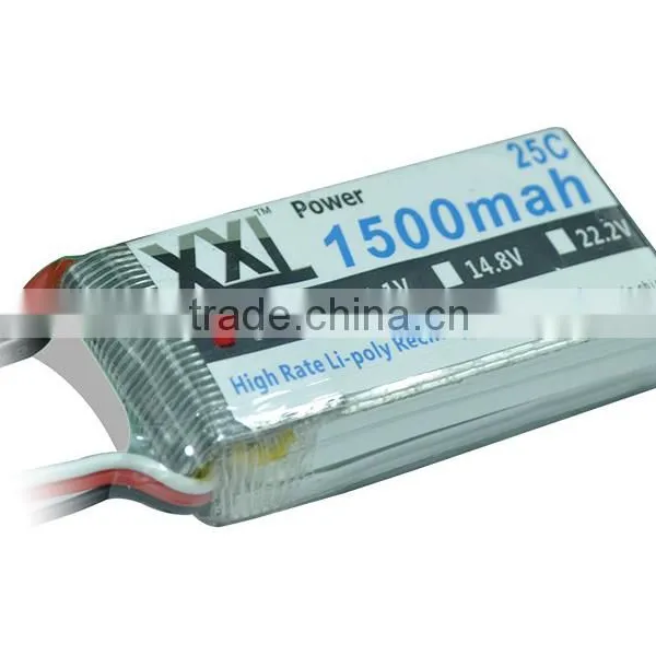XXL Power 25C MAX 30C 2s Lipo Battery 7.4V 1500MAH AKKU Car Helicopter Quadcopter Battery Pack photo-6