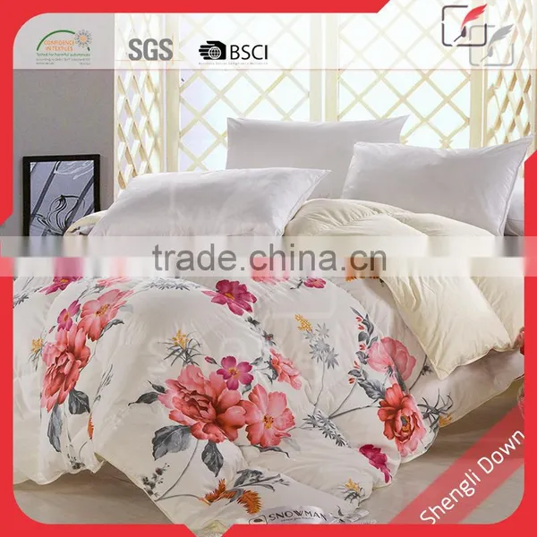Portable 70% Goose Down Feather Throw Quilt With High Quality photo-4