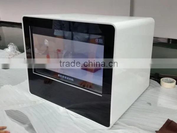32" Transparent Led Screen Touch Panel Monitor tv Wifi Optional All in One Computer Advertising Led Board Led Display photo-3