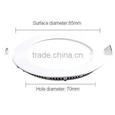 Factory Price 3W 4W 6W 12W Slim Round Ceiling LED Panel Light photo-4