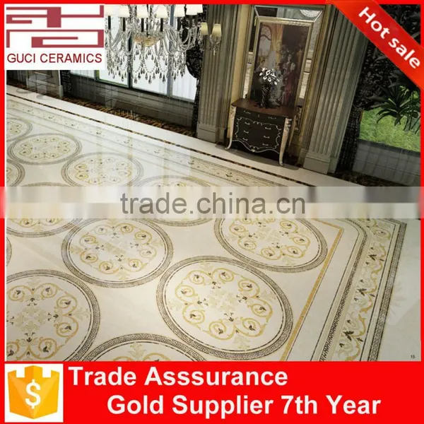 Big Size 2400x2400mm Residential Ceramic Pictures of Carpet Tiles for Floor Most Popular photo-2