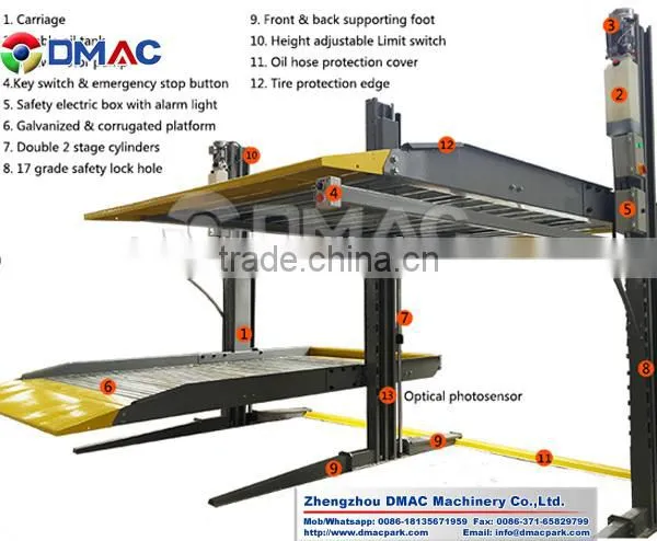 Popular Equipment of Two Post Car Lifts for Home photo-5