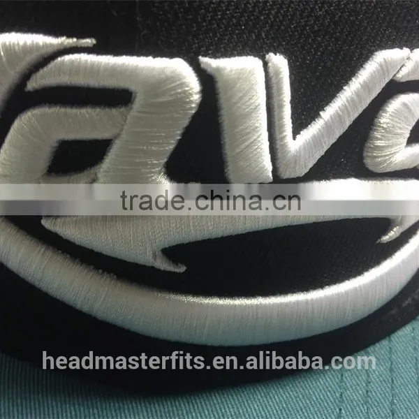 Wholesale Custom Blank Plain 3D Embroidery Flat Brim Trucker Cap Mesh Cap photo-4
