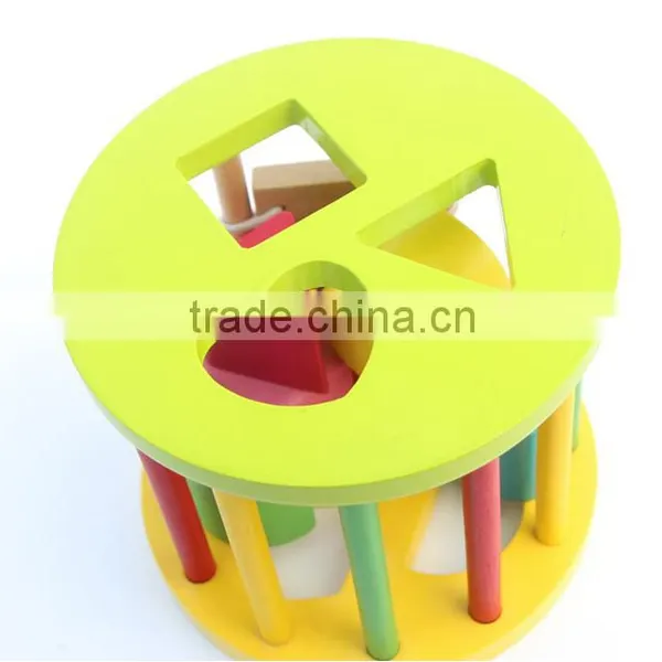 2015 New Product Colorful Educational Toy Wooden Baby Toy Car Wholesale photo-2