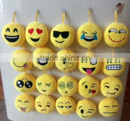 New Design Custom Plush Keychain Emoji Keychain photo-4