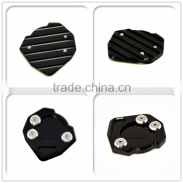 BJ-SSE-KT001 Motorcycle Parts CNC Aluminum Black Sidestand Kickstand Enlarger Pad for KTM DUKE 125/200/390 photo-2