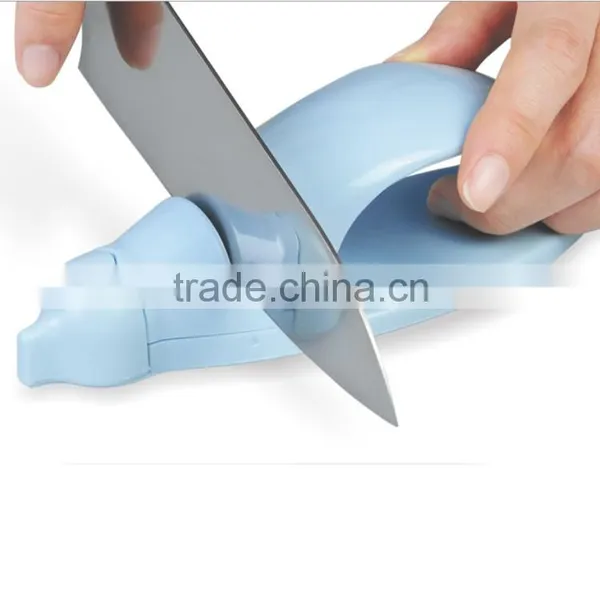 CERAMIC+ABS 16.6*5.2*5 Kitchen Tools Skate Sharpener/ceramic Knife Sharpener/sharpener Tool photo-2