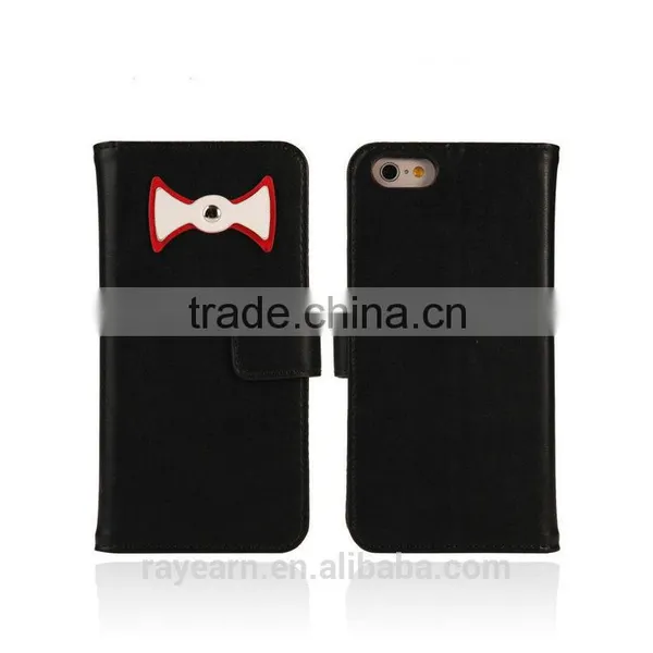 Sweety Bow Tie Leather Case for IPhone User Young Group photo-5