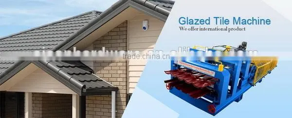 Modern Design Professional Glazed Tile Cold Roll Forming Machinery photo-3