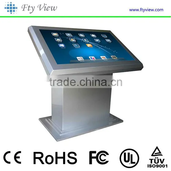 55 Inch Interactive Floor Stand Touch Screen Advertising Kiosk photo-3