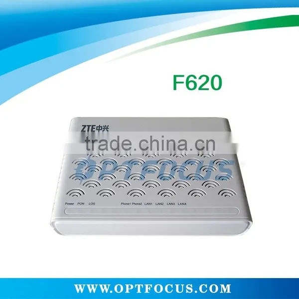 4GE + 2 Voice Port, Support H.248 and SIP Protocol ZTE F620 GPON ONU photo-4