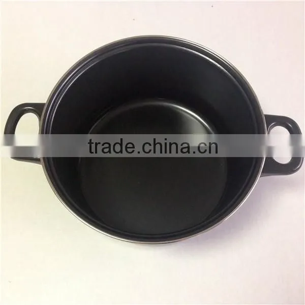 Non Stick Carbon Steel Cookware Set Stockpot Soup Pan photo-5