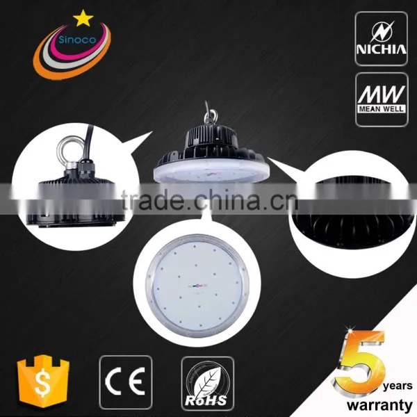 High Light Efficient Nichia LED Industrial Lights 135LM/W 60W 100W 150W 200W UFO LED High/Low Bay Light Retrofit photo-5