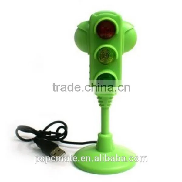 Desktop Street Traffic Stop Light USB Hub With Red Yellow Green Lights photo-3