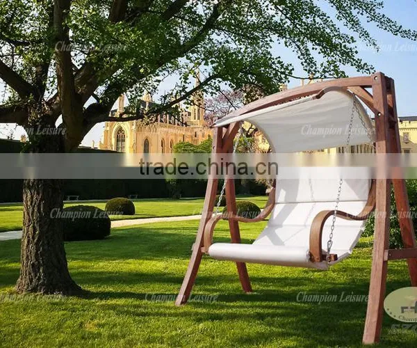 Solid Wood Double Seat Hanging Chair