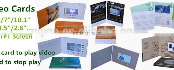 New Design China Factory Cheap Price 5 Inch Video Greeting Card Module